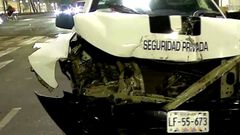 Custodios resultan lesionados tras choque en ...