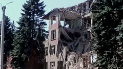 Misiles destruyen escuela de Járkov