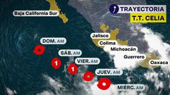 ¿Cuál es la trayectoria que seguirá la tormen...