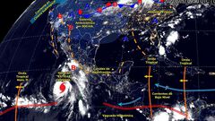 Estelle se intensifica a huracán categoría 1
