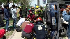 Tres heridos fue el saldo de una carambola en...