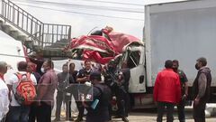 Choque de tráiler en carretera Naucalpan-Tolu...
