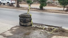 Múltiples accidentes por bache en Blvd. Zertu...