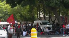 Manifestantes bloquean inmediaciones de Segob