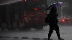 Se registra intensa lluvia en la Ciudad de Mé...