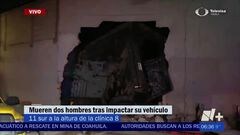 Dos hombres mueren al impactarse contra una b...