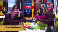 Trolebús elevado muestra que el límite de la ...
