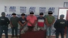 Detienen a 5 presuntos criminales en la regió...