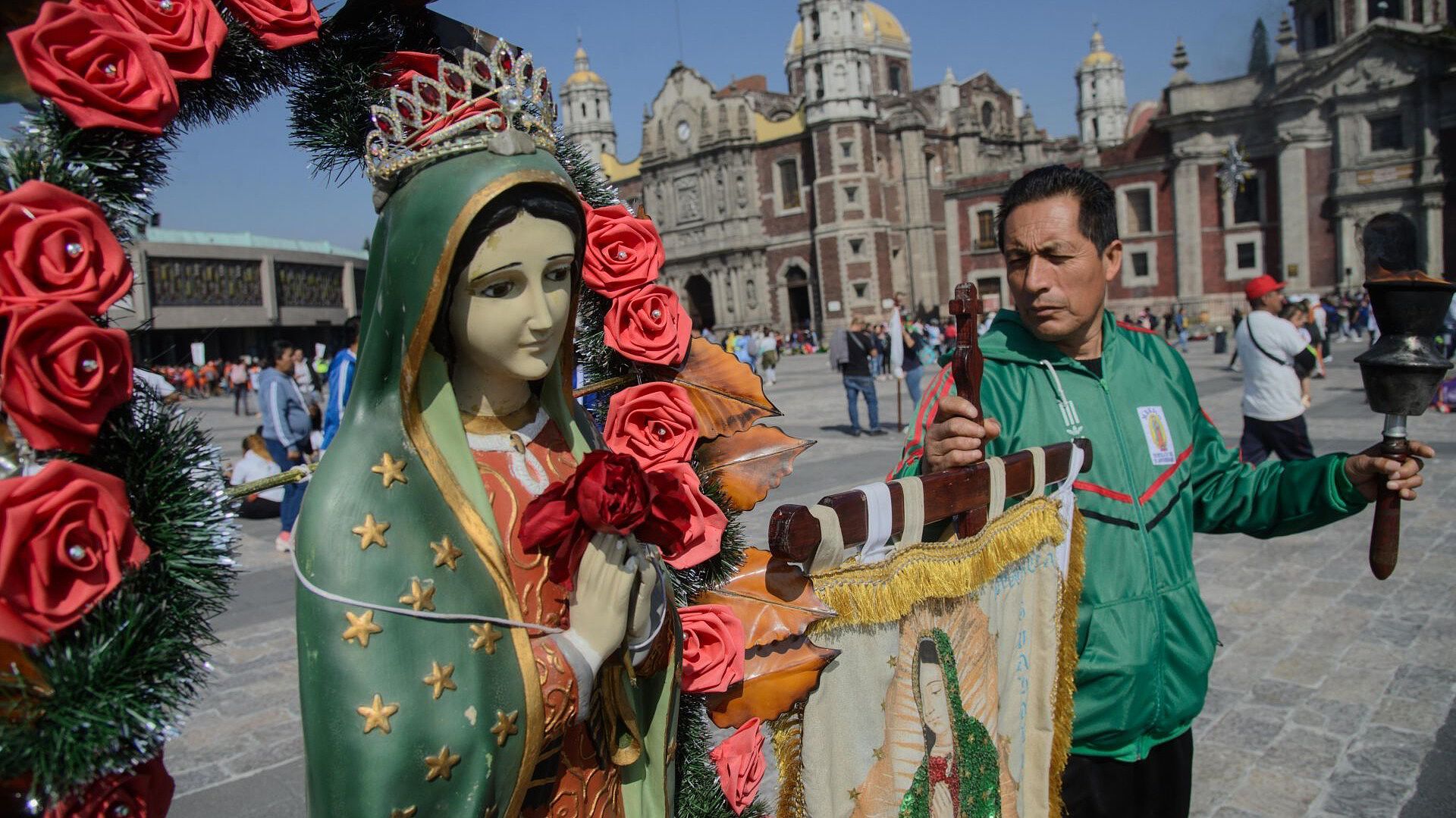 Continúa Arribo de Peregrinos a la Basílica de Guadalupe