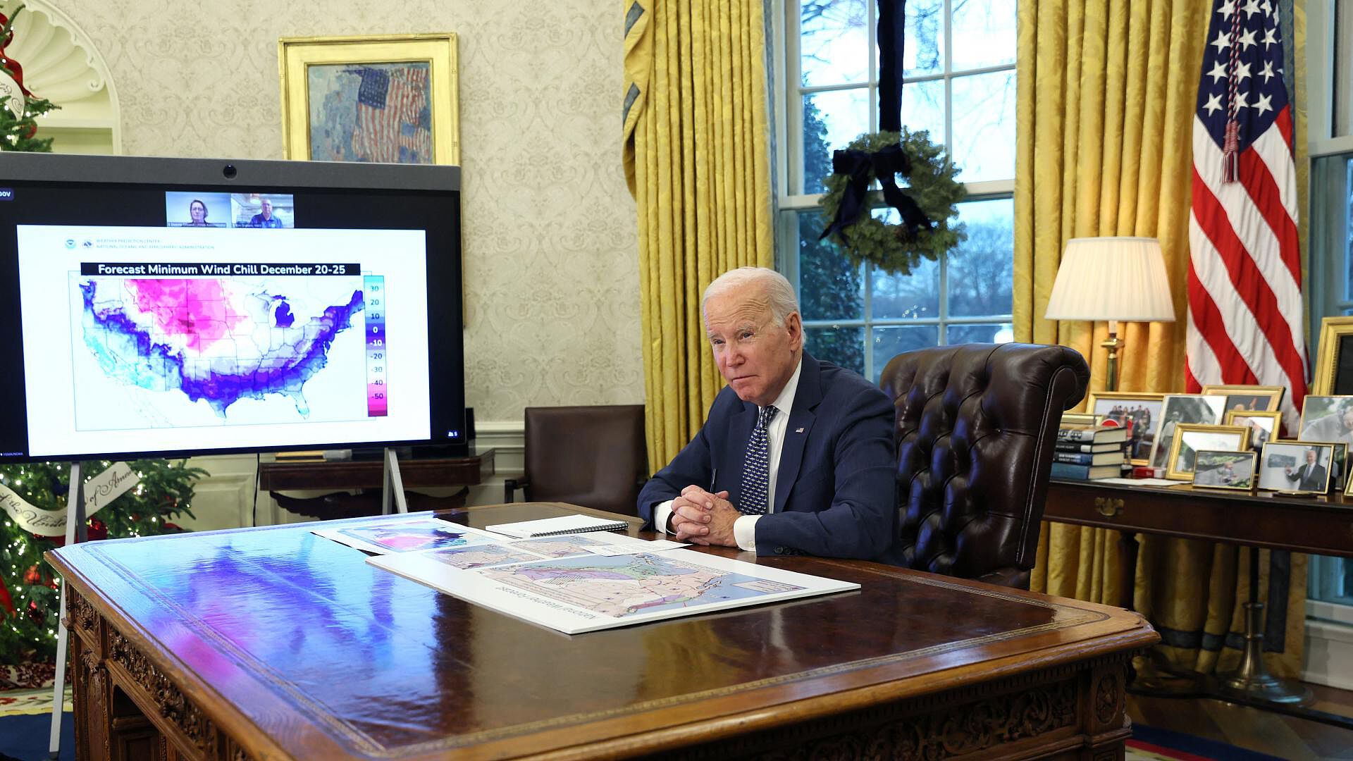 Biden Alerta por Tormenta Invernal Masiva en Estados Unidos