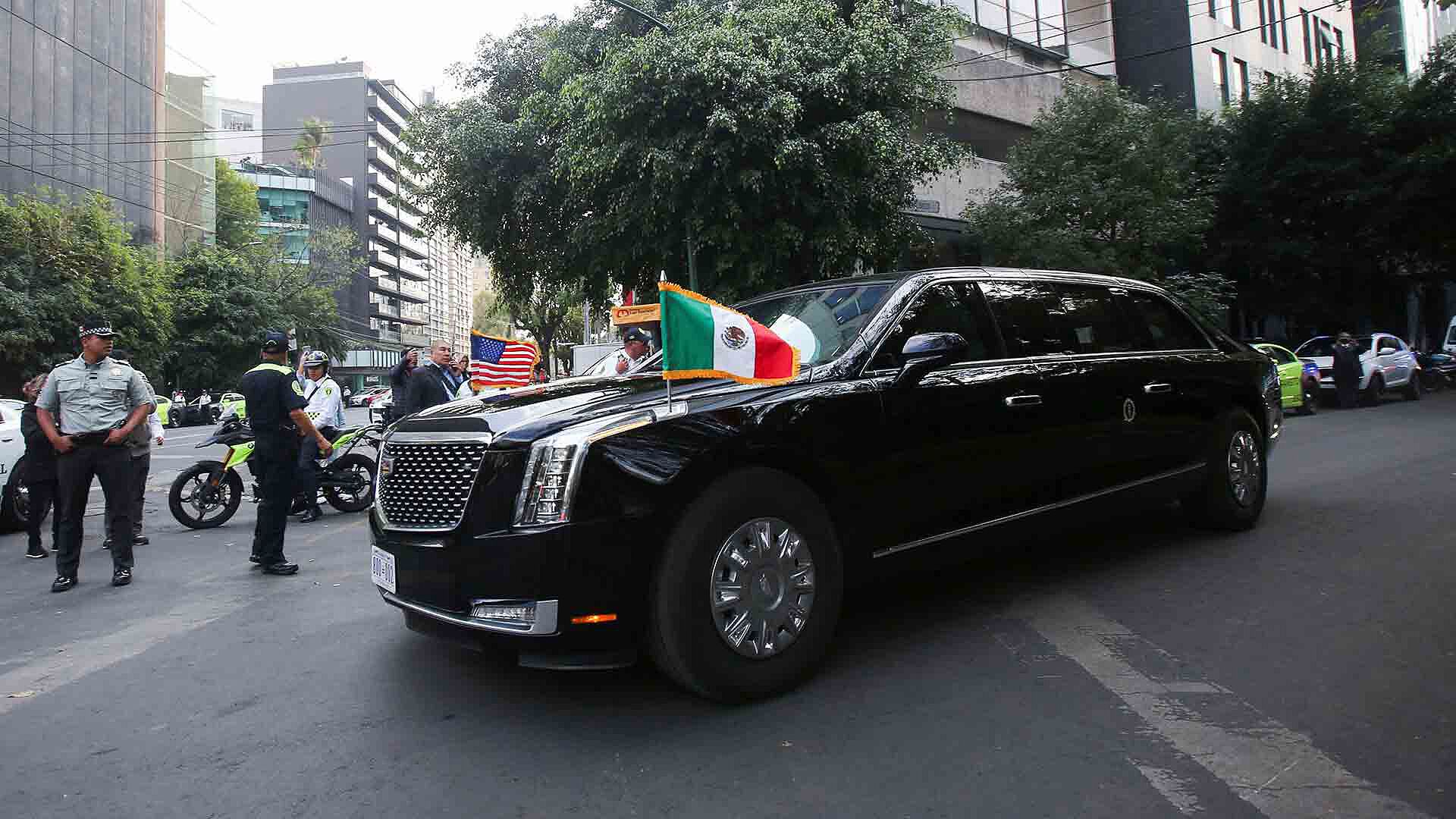 Convoy de Joe Biden Rumbo a Hotel