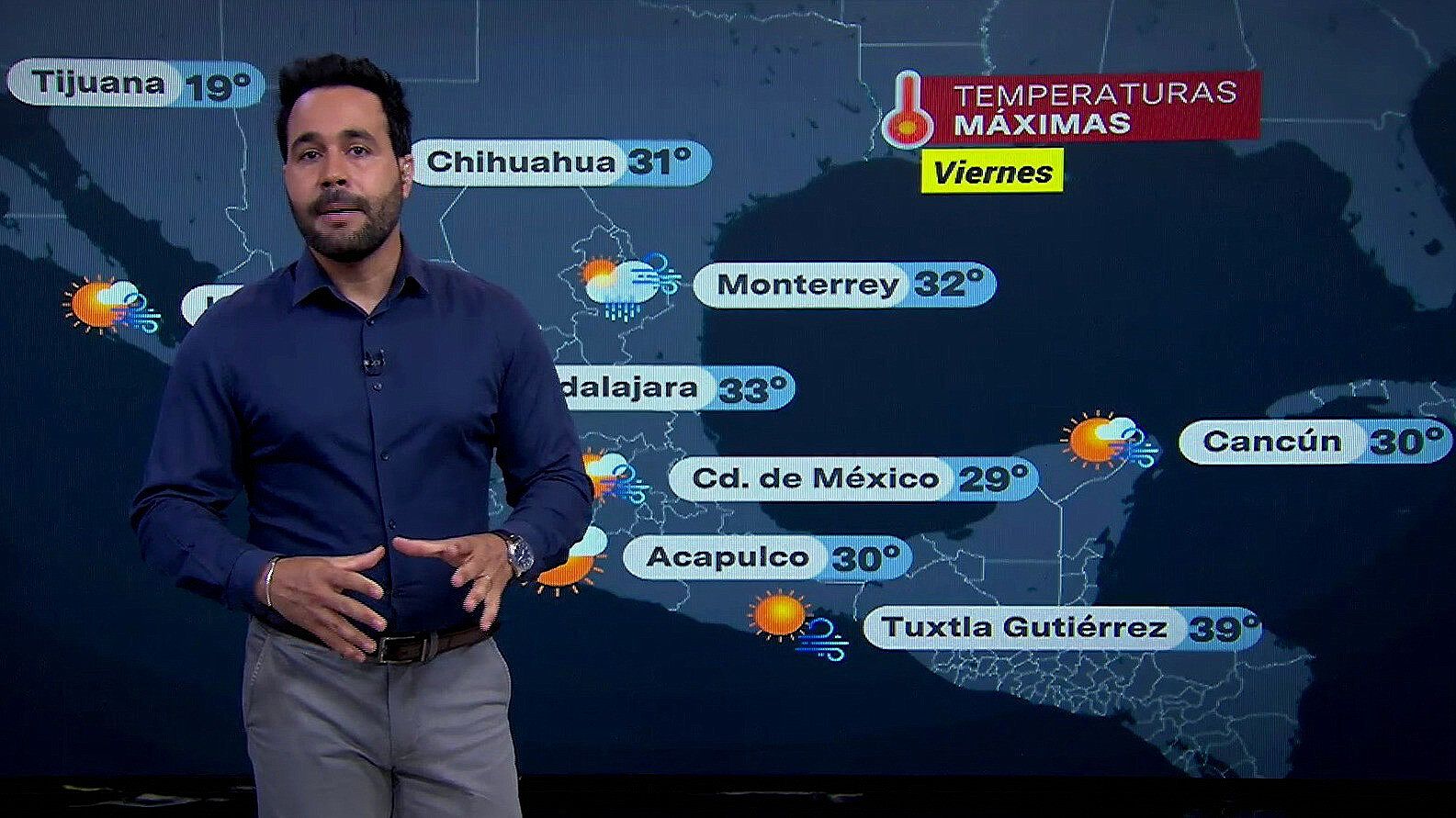 Pronóstico del Tiempo del 28 de Abril de 2023 con Orlando Aurquia N+