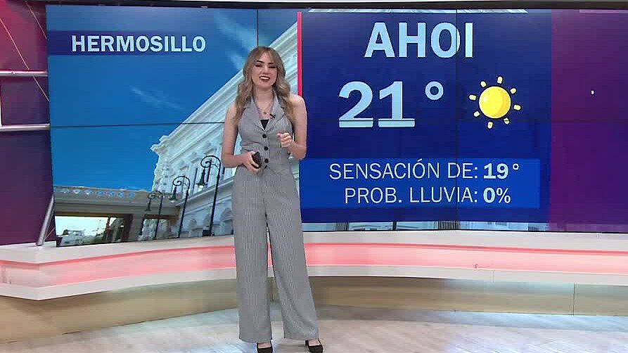 Pronóstico del Clima 13 de Junio en Hermosillo con Alondra Zayas N+